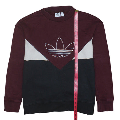 Womens UK Size 4 adidas Multicoloured Pullover Sweatshirt