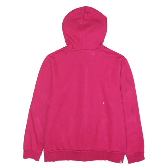 Womens UK Size 14 PUMA Pink Full Zip Hoodie