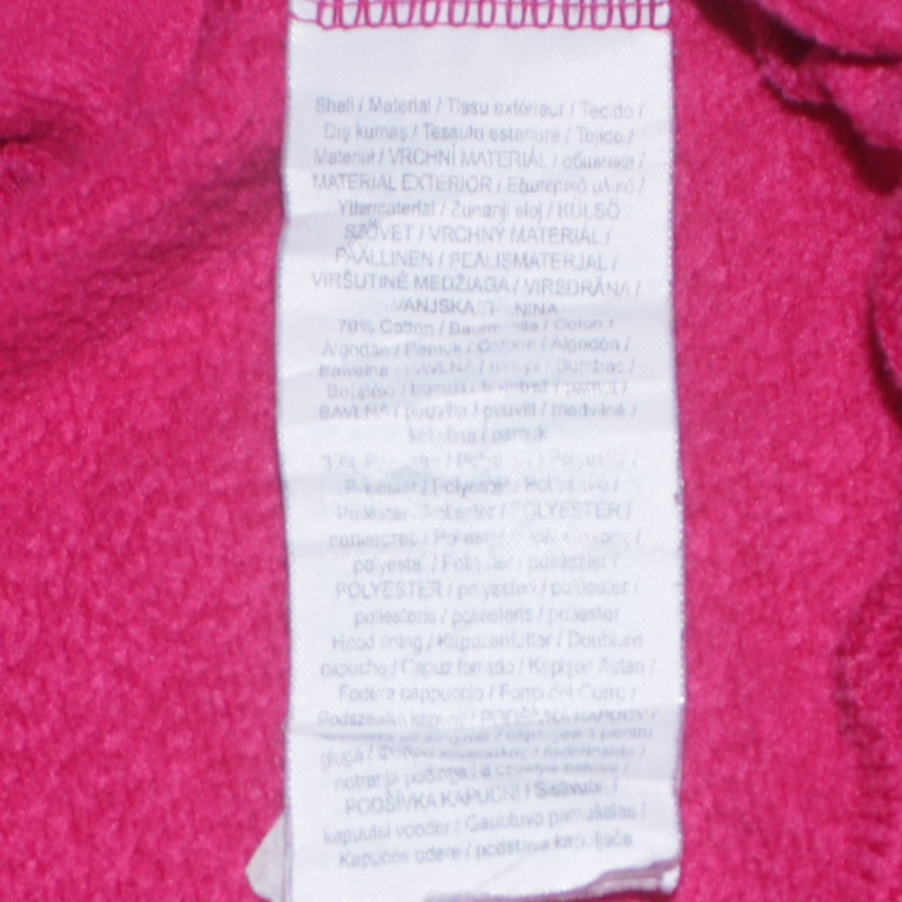 Womens UK Size 14 PUMA Pink Full Zip Hoodie