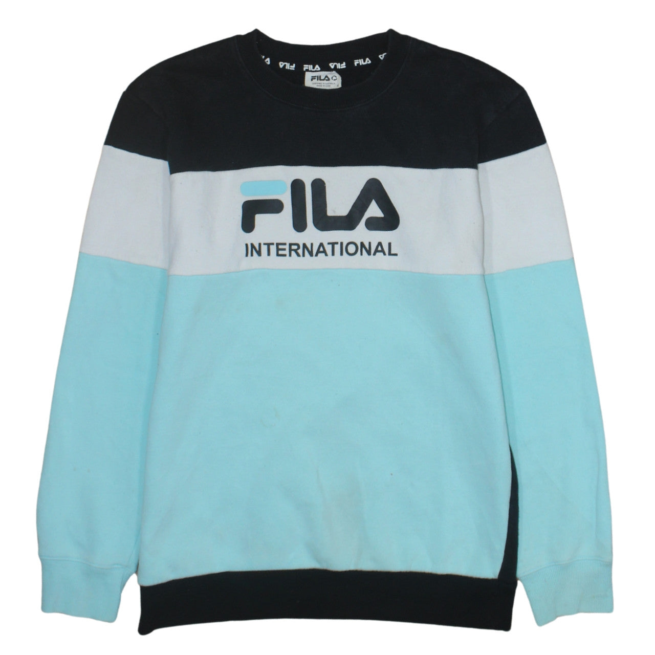 Womens UK Size 16 FILA Multicoloured Pullover Sweatshirt