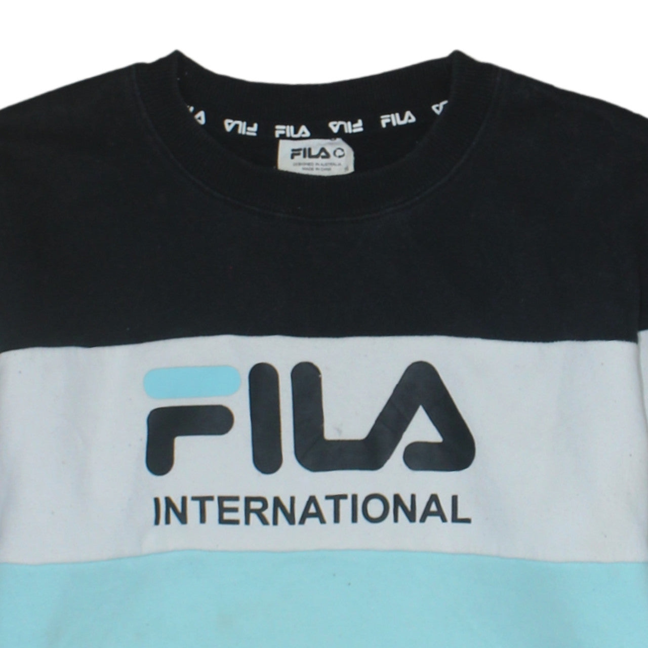 Womens UK Size 16 FILA Multicoloured Pullover Sweatshirt