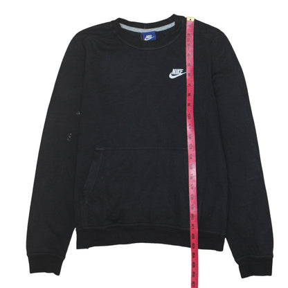Nike Women’s Black Small Pullover Sweatshirt with Logo Pocket