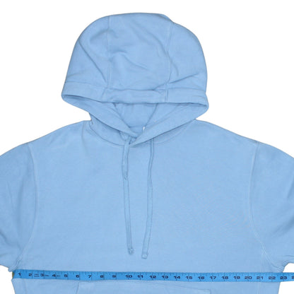 Nike Men's Blue Pullover Hoodie Small Logo Fleece Sportswear