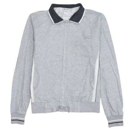 Womens UK Size L Champion Grey Full Zip Sweatshirt