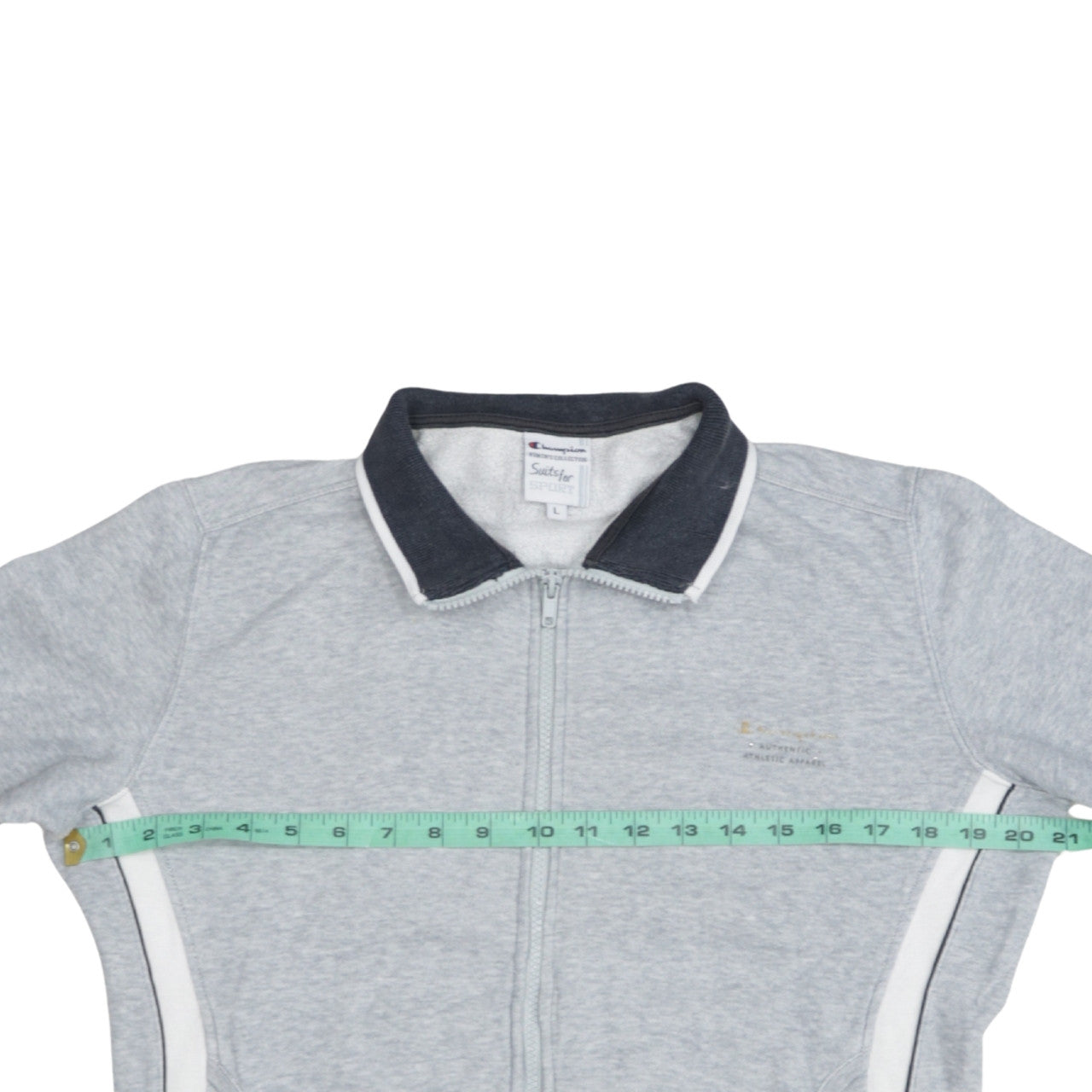 Womens UK Size L Champion Grey Full Zip Sweatshirt