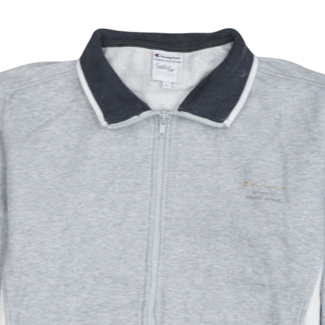 Womens UK Size L Champion Grey Full Zip Sweatshirt