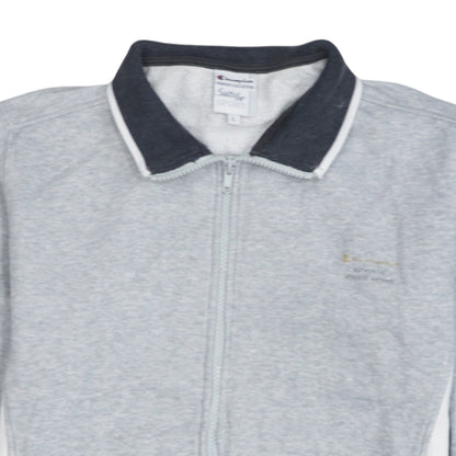 Womens UK Size L Champion Grey Full Zip Sweatshirt