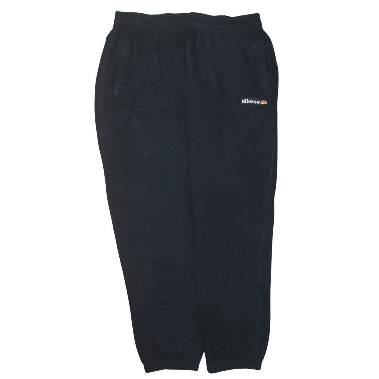 Womens UK Size L ellesse Regular Fit Jogger Black Trousers
