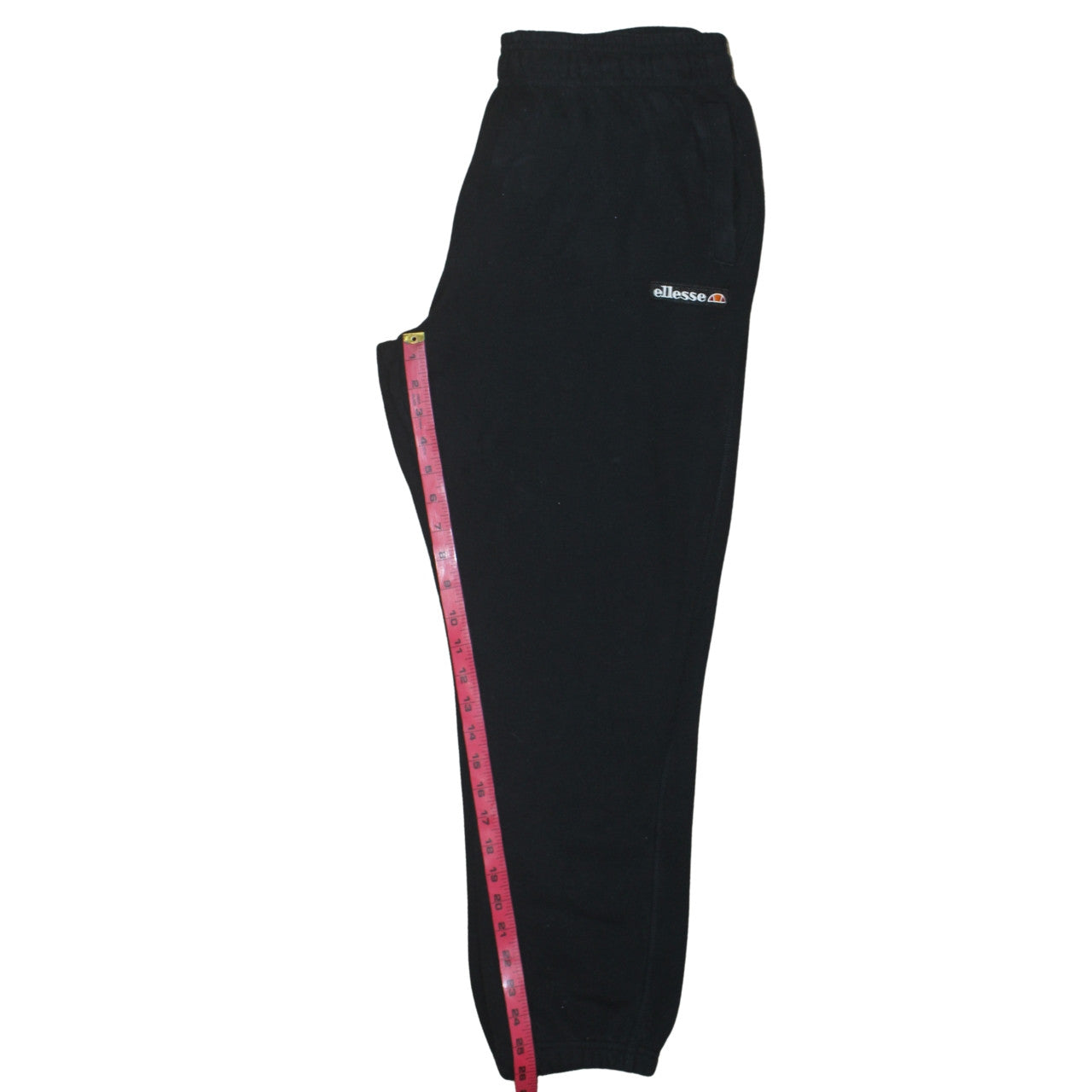 Womens UK Size L ellesse Regular Fit Jogger Black Trousers