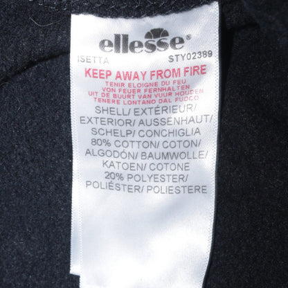 Womens UK Size L ellesse Regular Fit Jogger Black Trousers