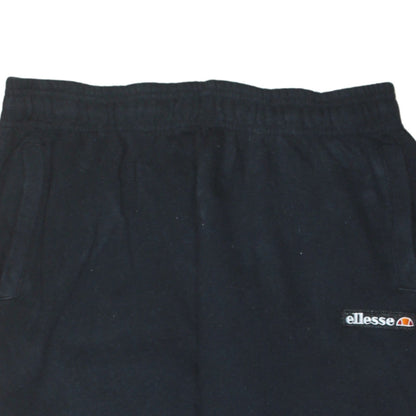 Womens UK Size L ellesse Regular Fit Jogger Black Trousers