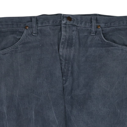 Wrangler Men's Blue Denim Straight Jeans 36x32 Regular Fit