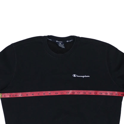 Mens UK Size M Champion Black Pullover Sweatshirt