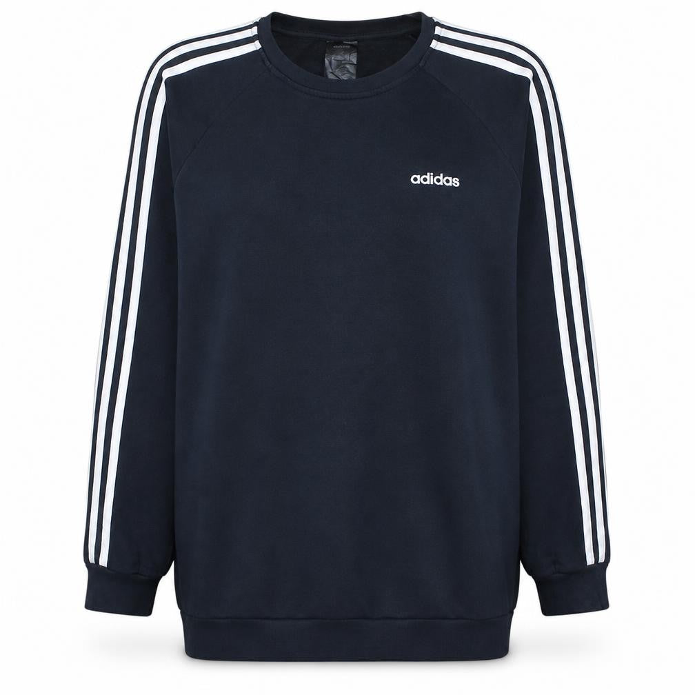 Adidas Women's Black Crew Neck Pullover Sweatshirt Size M Classic Fit