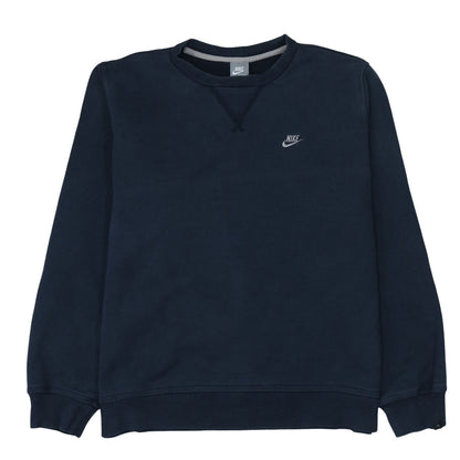 Nike Mens Blue Crew Neck Pullover Sweatshirt L