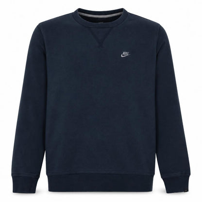 Nike Mens Blue Crew Neck Pullover Sweatshirt L