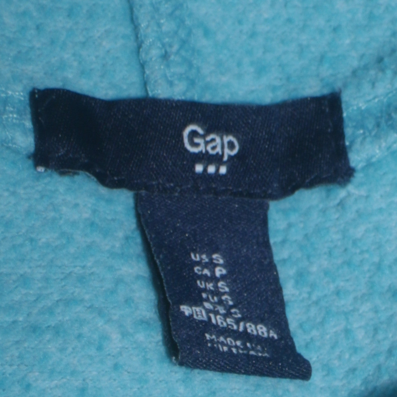 Womens UK Size S Gap Blue Pullover Hoodie