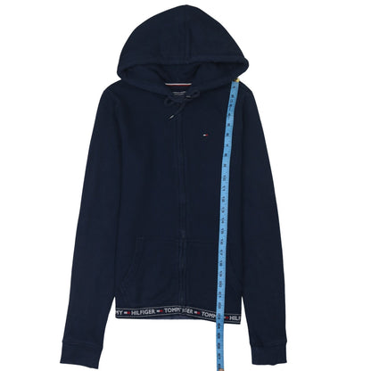 Womens UK Size S Tommy Hilfiger Blue Full Zip Hoodie