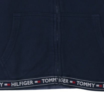 Womens UK Size S Tommy Hilfiger Blue Full Zip Hoodie