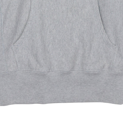 Champion Men's Grey Reverse Weave Pullover Hoodie Large