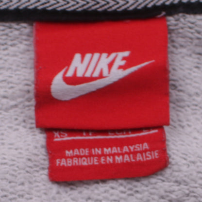 Womens UK Size XS Nike Grey Full Zip Hoodie