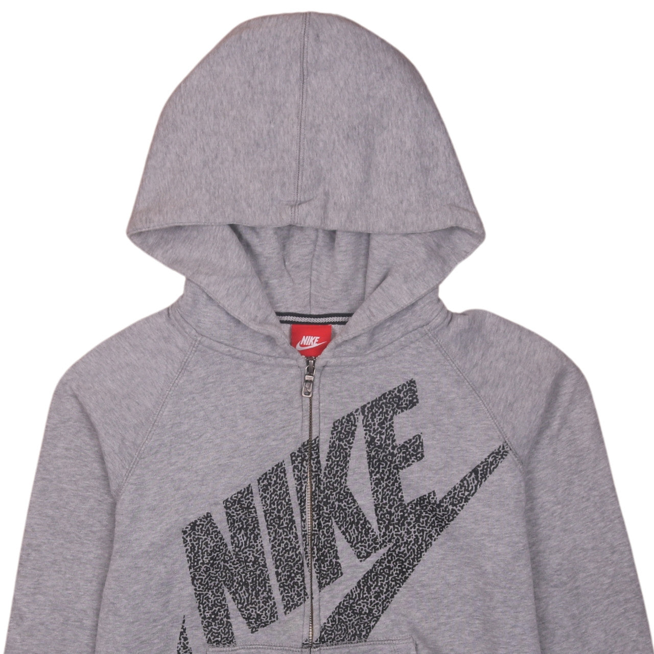 Womens UK Size XS Nike Grey Full Zip Hoodie