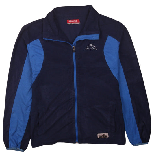 Kappa Women's Navy Blue Full Zip Sweatshirt Large Sports Casual