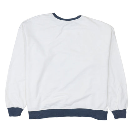 Womens UK Size M Primark White Pullover Sweatshirt