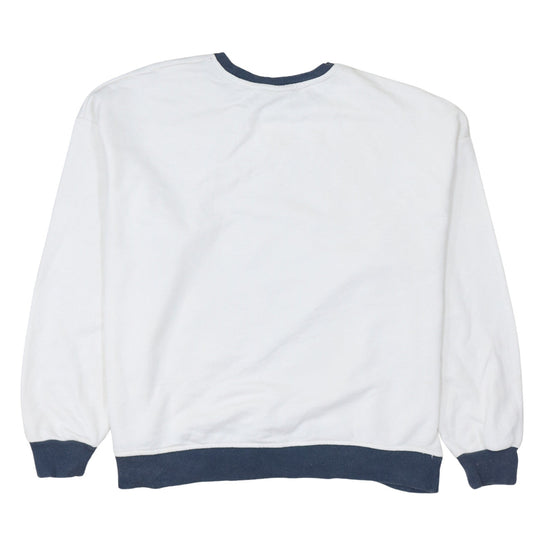 Womens UK Size M Primark White Pullover Sweatshirt