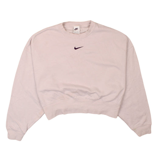 Womens UK Size XS Nike Ivory Pullover Sweatshirt