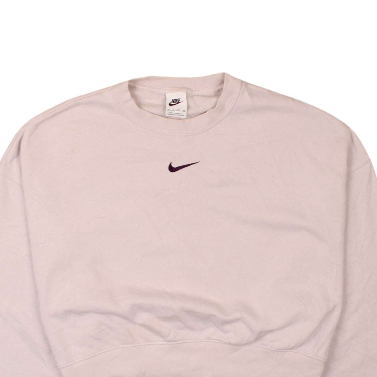 Womens UK Size XS Nike Ivory Pullover Sweatshirt