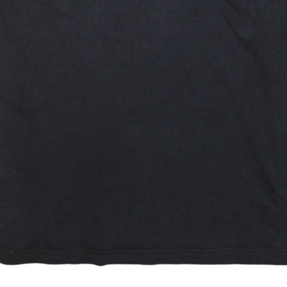 Tommy Hilfiger Men's Black V-Neck Cotton T-Shirt Size L