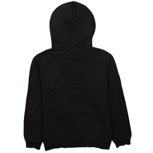 Puma Boys Black Pullover Hoodie 13-14 Years Logo Graphic Cotton Blend