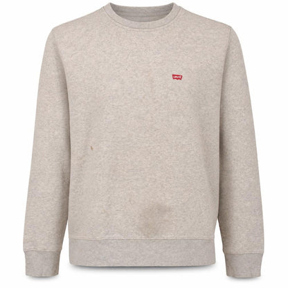 Levi's Men's Grey Small Crew Neck Pullover Sweatshirt