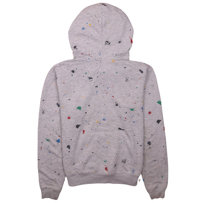 Champion Womens Grey XL Pullover Hoodie Paint Splatter Graphic