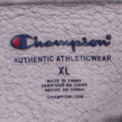 Champion Womens Grey XL Pullover Hoodie Paint Splatter Graphic