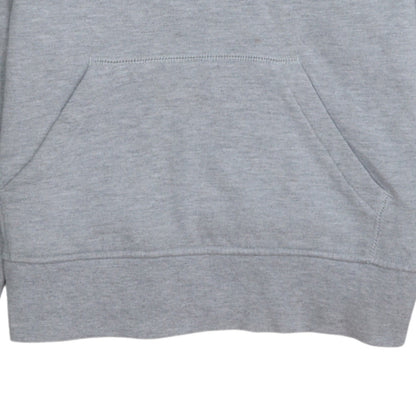 Canterbury Womens Grey Size 8 Pullover Hoodie with Logo Print
