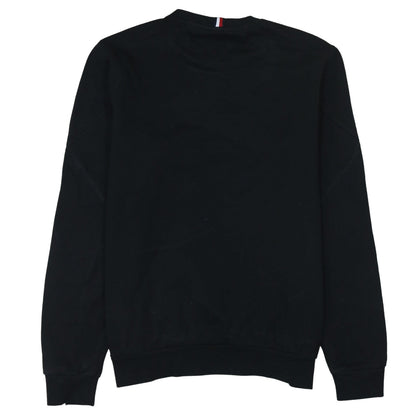 Tommy Hilfiger Men's Black 2XL Crew Neck Logo Sweatshirt