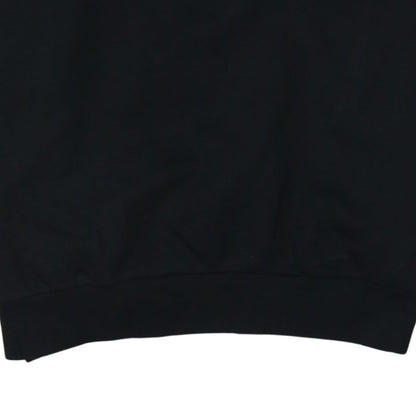 Tommy Hilfiger Men's Black 2XL Crew Neck Logo Sweatshirt