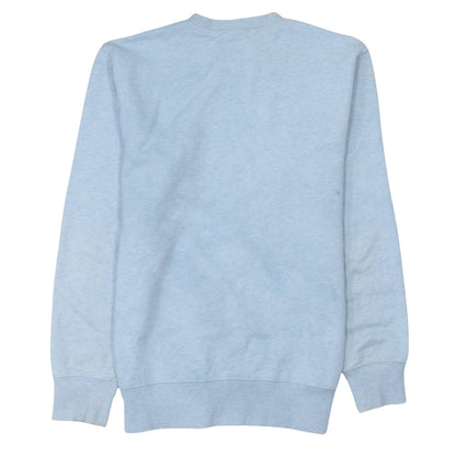 Carhartt Men's Blue Graphic Crew Neck Sweatshirt Size S