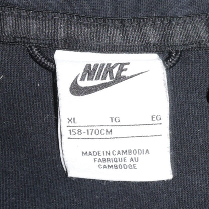 Nike Boys Black Full Zip Hoodie XL 158-170cm Hooded Sweatshirt