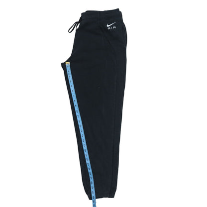 Nike Women Black Air Fleece Jogger Sweatpants Size L Regular Fit