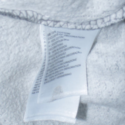 The North Face Men's Grey Pullover Hoodie Small Logo Outdoor Sweatshirt