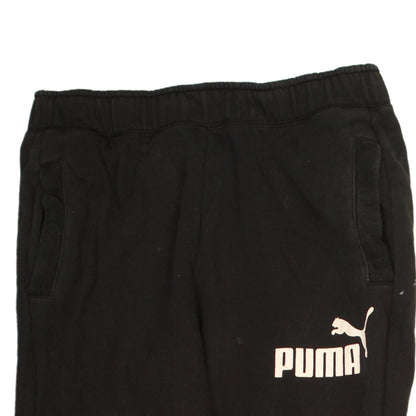 Puma Men's Black Fleece Jogger Sweatpants Size M