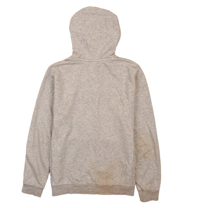 Adidas Boys Grey Pullover Hoodie 13-14 Years Logo Print Sportswear
