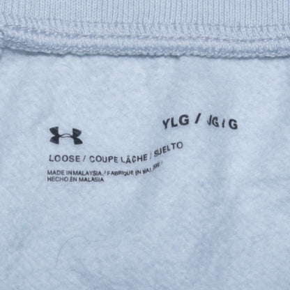Under Armour Boys Grey Jogger Sweatpants YLG Loose Fit Activewear
