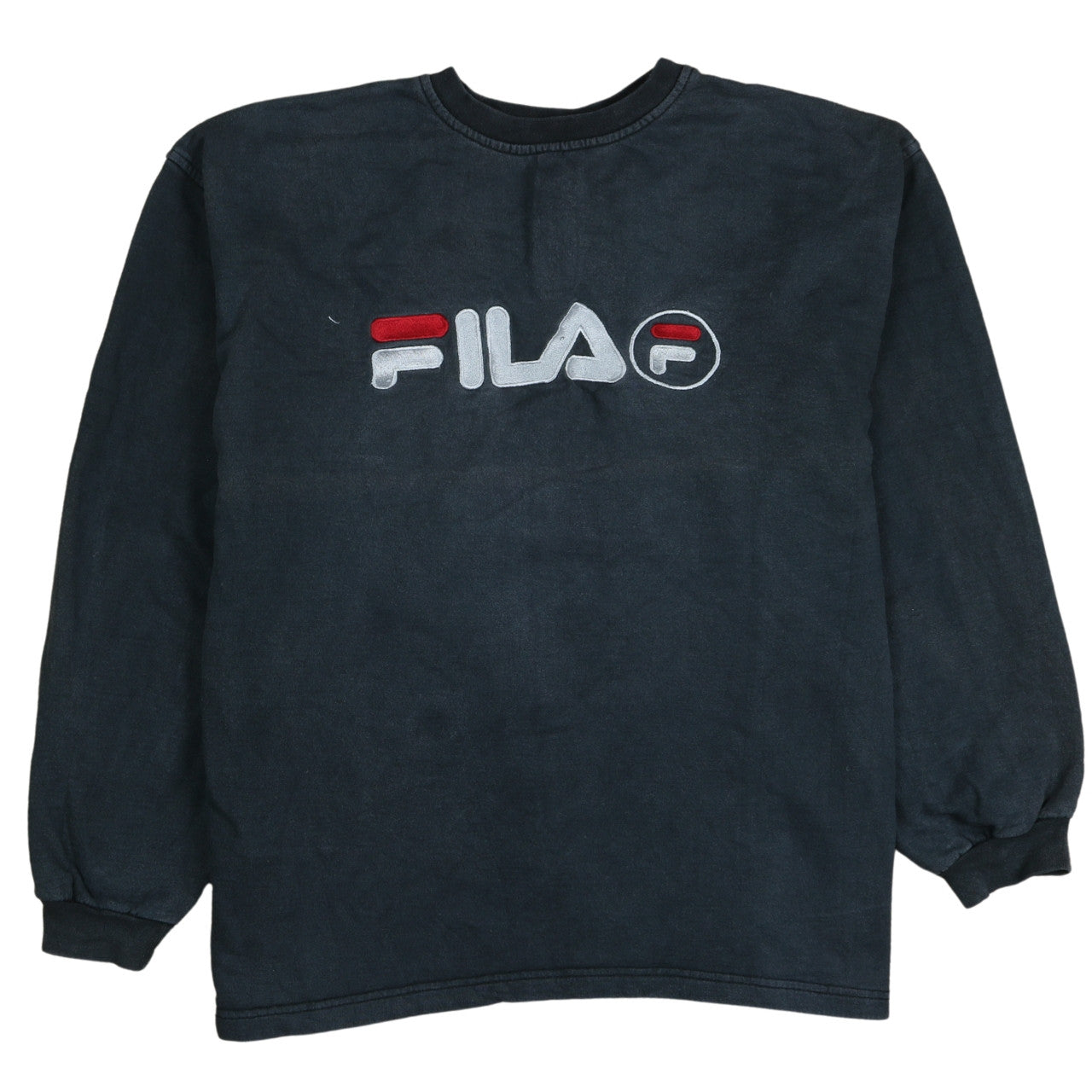 Mens UK Size 2XL FILA Black Pullover Sweatshirt