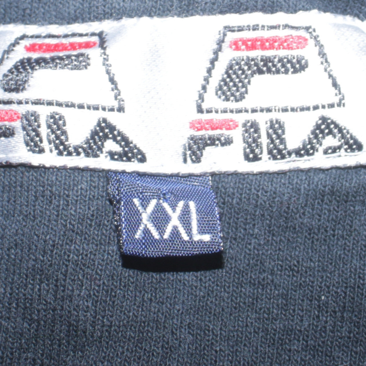 Mens UK Size 2XL FILA Black Pullover Sweatshirt