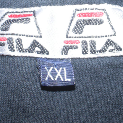 Mens UK Size 2XL FILA Black Pullover Sweatshirt