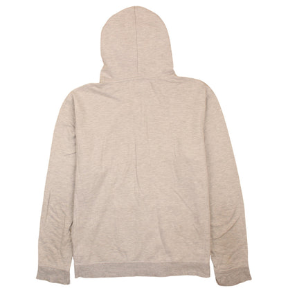 Quiksilver Mens Beige XL Full Zip Hoodie Cotton Blend